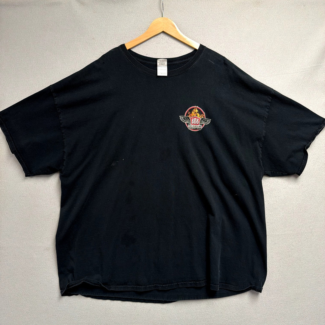 Vintage Bikes Blues and BBQ T Shirt Size XXXXL