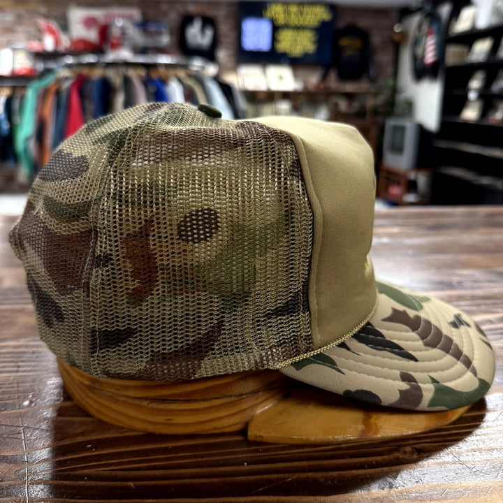 Vintage Arkansas National Guard Camo Trucker Hat