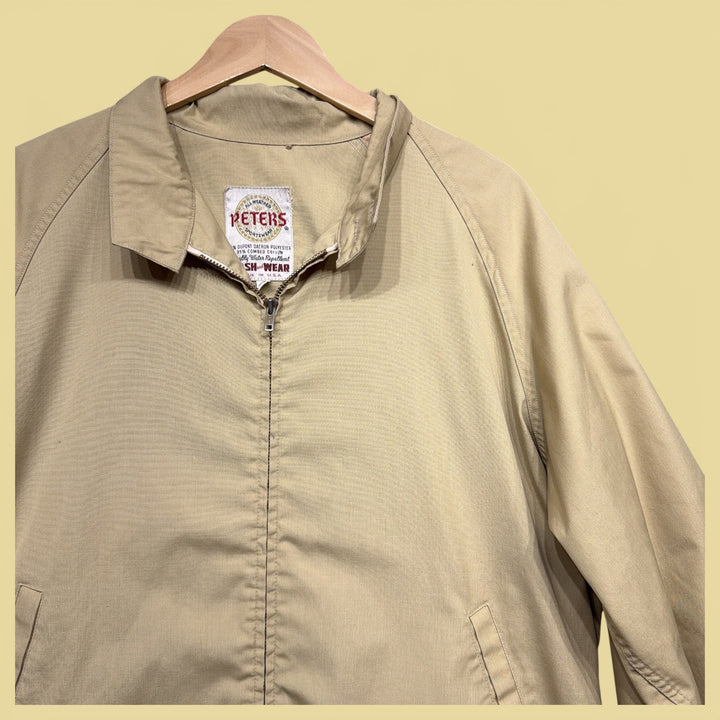 Vintage Peters All Weather 70s Harrington Jacket Size  Large