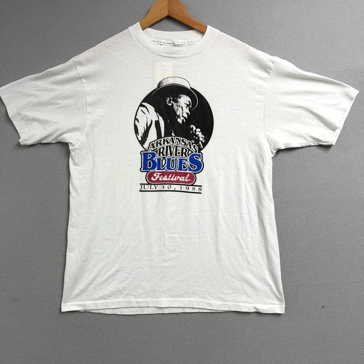 Vintage Arkansas River Blues Festival 1988 T Shirt Size XL