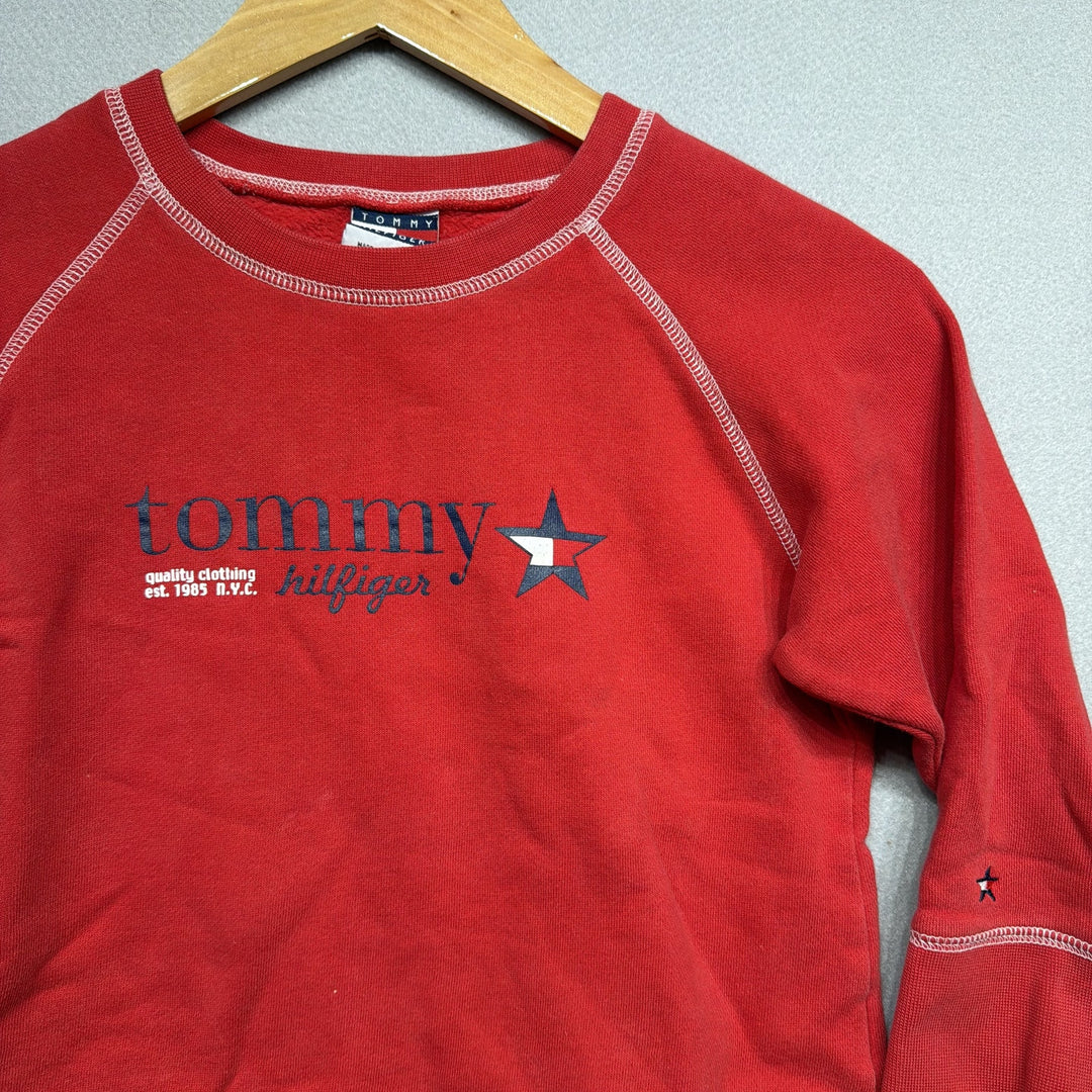 Vintage 90s Kids Tommy Hilfiger Sweatshirt Size Medium
