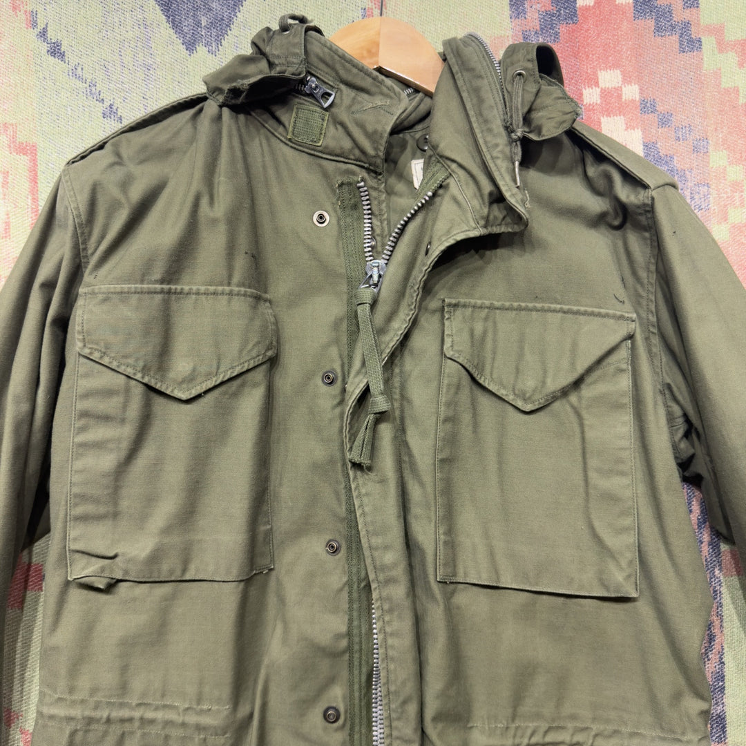 1967 US Military M-65 Vintage Military Jacket Small 60s