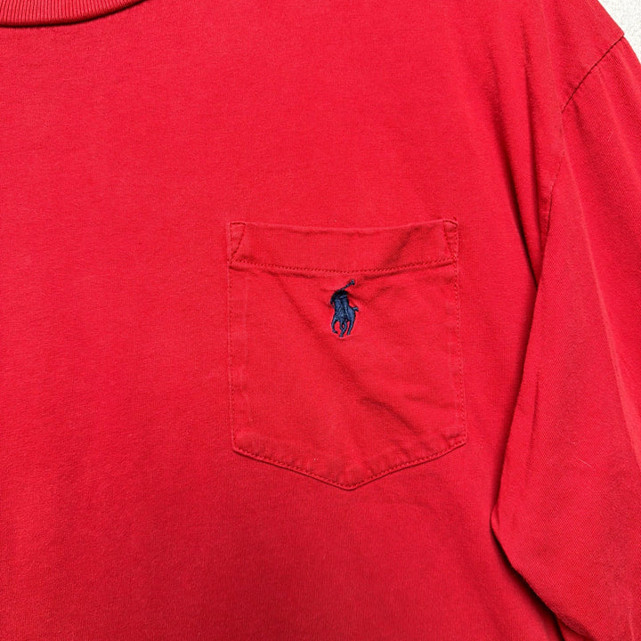 Polo Ralph Lauren Men's Red Long Sleeve Shirt Size Large