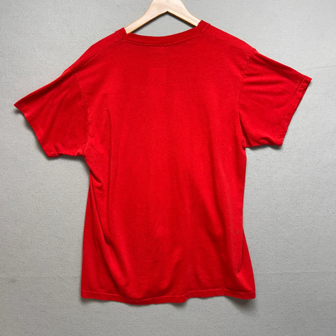 Vintage Head Start Early Education Red Screen Stars Shirt XL