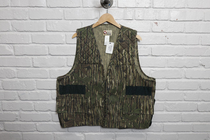 90s sports afield realtree camo hunting vest size xl