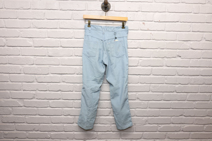 70s light blue corduroy pants size 27/25.5