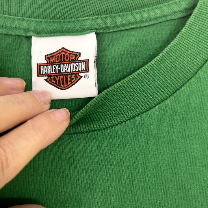 Harley Davidson Mexico Green T Shirt Size Large