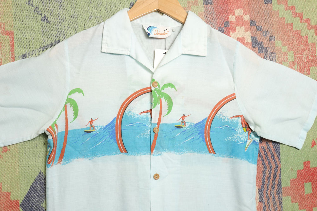 Islander Vintage Surf Shirt Small 80s