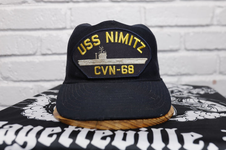 USS Nimitz Vintage Hat 80s