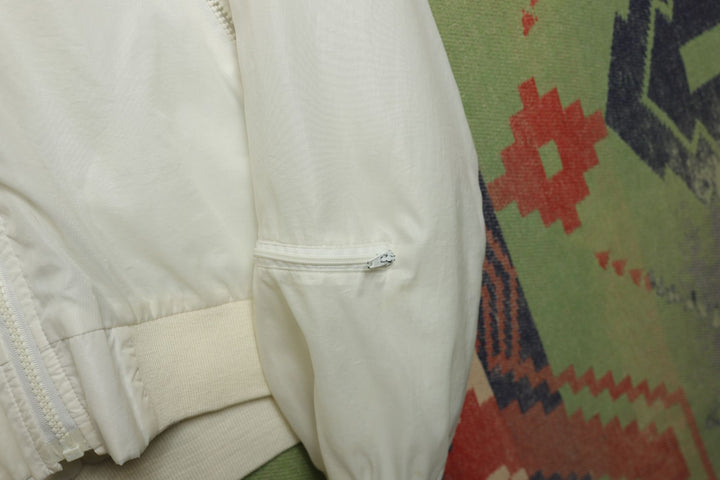 Hauna Kea Hawaii Vintage Izod Jacket XL 80s  Windbreaker White