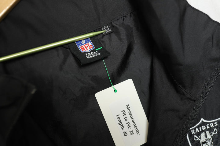 Oakland Raiders Vintage Reebok Windbreaker Jacket XXL 2000s