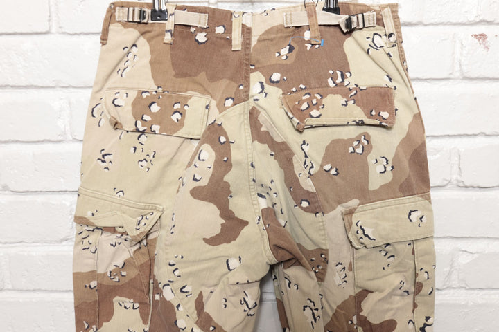 US Military Vintage Pants 80s 31/31 Desert Cookie Camo