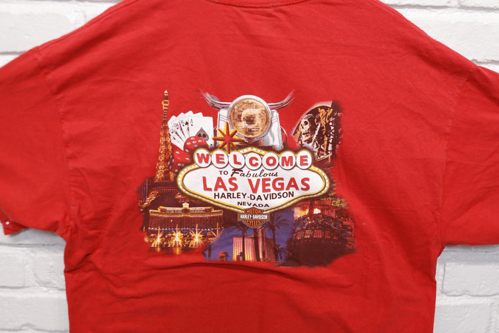 Harley Davidson Vintage Las Vegas T Shirt 2000s XXL