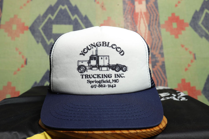 Youngblood Trucking Vintage Snapback Trucker Hat 80s