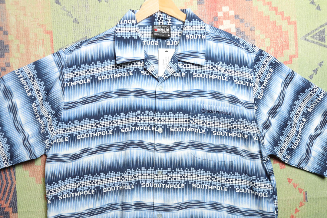 Southpole Vintage Short Sleeve Shirt Large Y2K 2000s