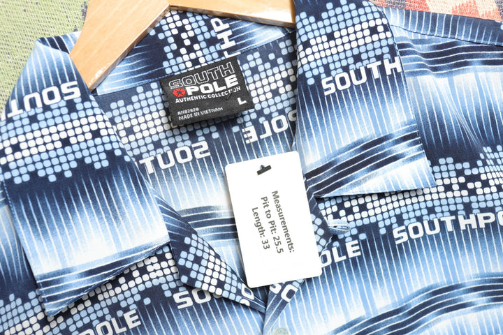 Southpole Vintage Short Sleeve Shirt Large Y2K 2000s