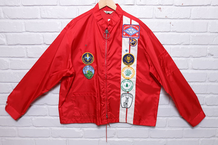 Arkansas Girl Scouts Vintage Patch Jacket Large 70s