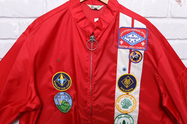 Arkansas Girl Scouts Vintage Patch Jacket Large 70s
