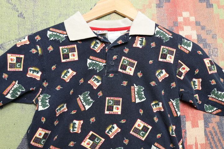 McDonalds Vintage Kids Polo Shirt 4 90s