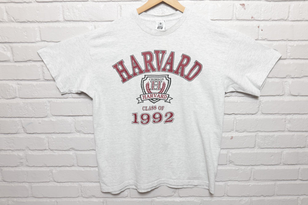 Harvard 1992 Vintage T Shirt 90s XL