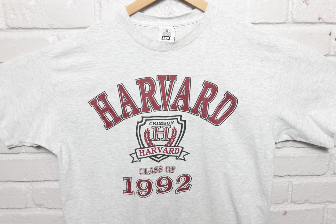 Harvard 1992 Vintage T Shirt 90s XL