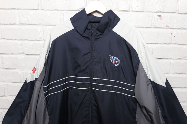 2000s Vintage Tennessee Titans Windbreaker Jacket Size XXL