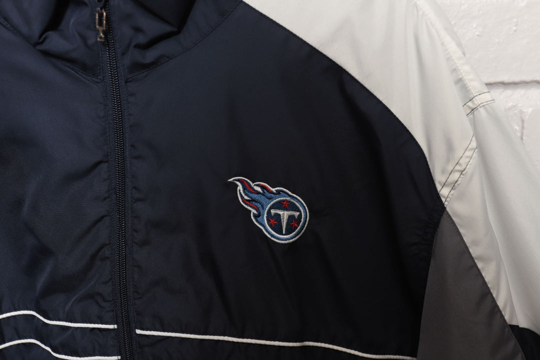 2000s Vintage Tennessee Titans Windbreaker Jacket Size XXL