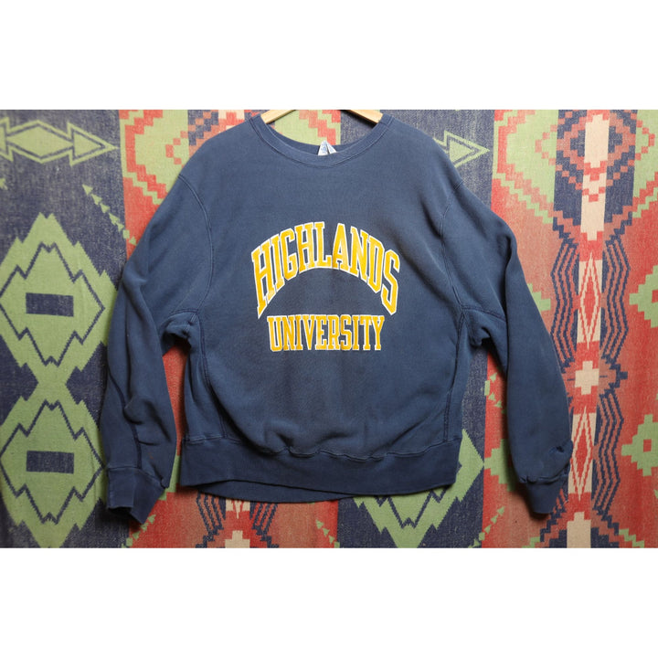 Highlands University Vintage Pro Weave Sweatshirt XL 90s