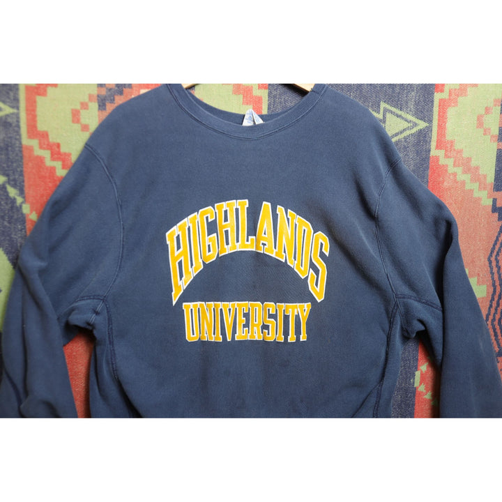 Highlands University Vintage Pro Weave Sweatshirt XL 90s