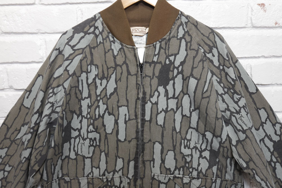 Walls Trebark Camo Vintage Jacket Medium 90s