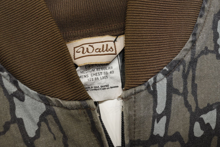 Walls Trebark Camo Vintage Jacket Medium 90s