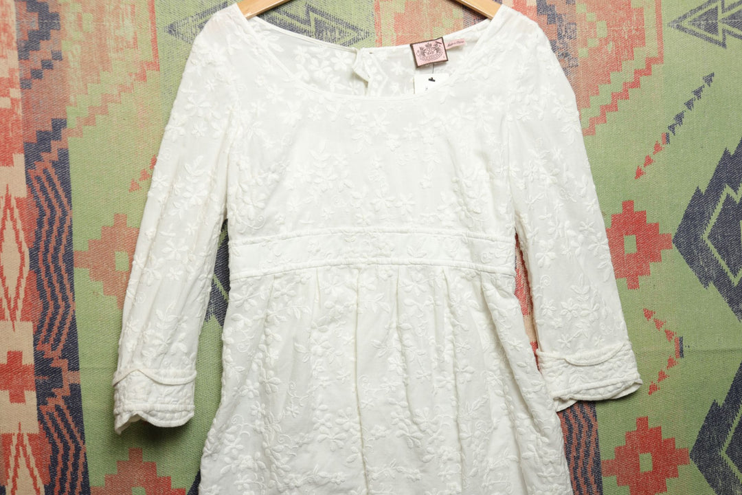 Juicy Couture White Dress Size 6 2000s Y2K