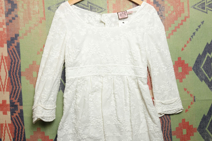 Juicy Couture White Dress Size 6 2000s Y2K
