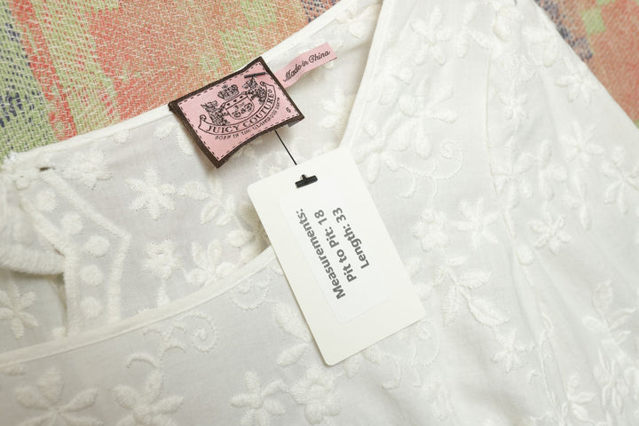 Juicy Couture White Dress Size 6 2000s Y2K