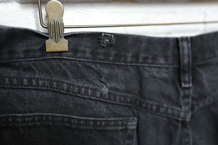 Wrangler Vintage Black Denim Jeans 2000s 37/30