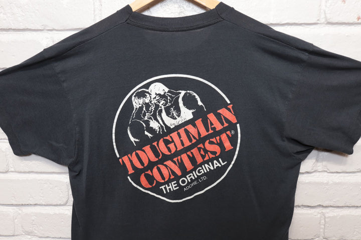 90s Vintage Toughman Contest T Shirt Size Large