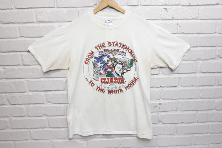 Bill Clinton Vintage Presidential T Shirt 90s Large
