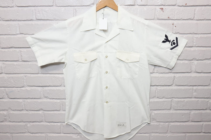 US Navy Vintage Shirt Medium 80s