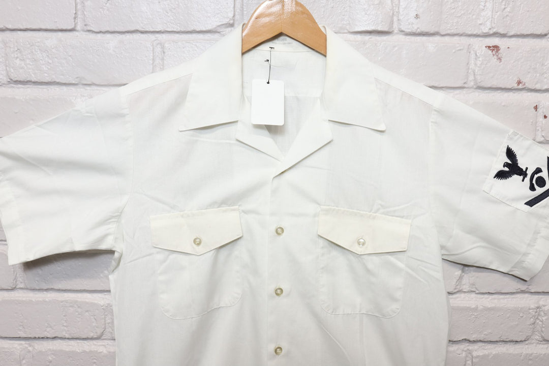 US Navy Vintage Shirt Medium 80s