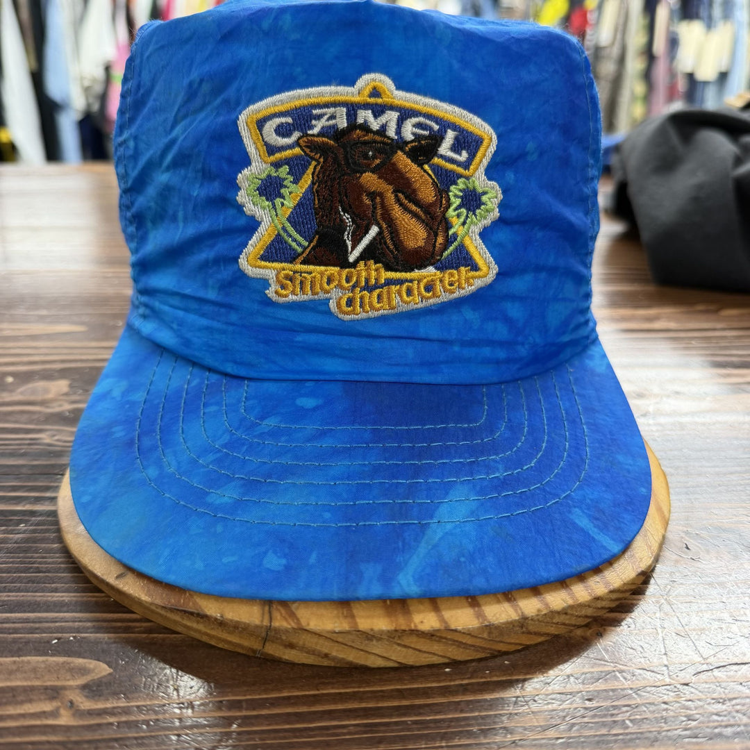 Camel Vintage Nylon Snapback Hat 90s