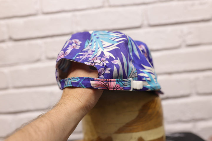 Master Service Vintage Floral Snapback Hat 80s