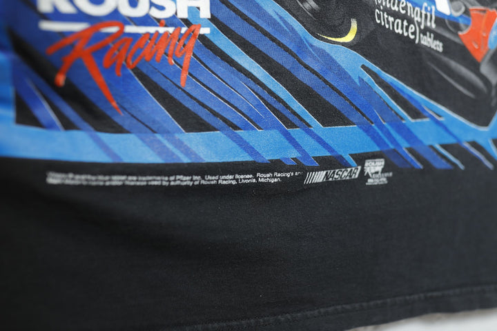 Nascar Mark Martin Vintage AOP Racing T Shirt 90s XL