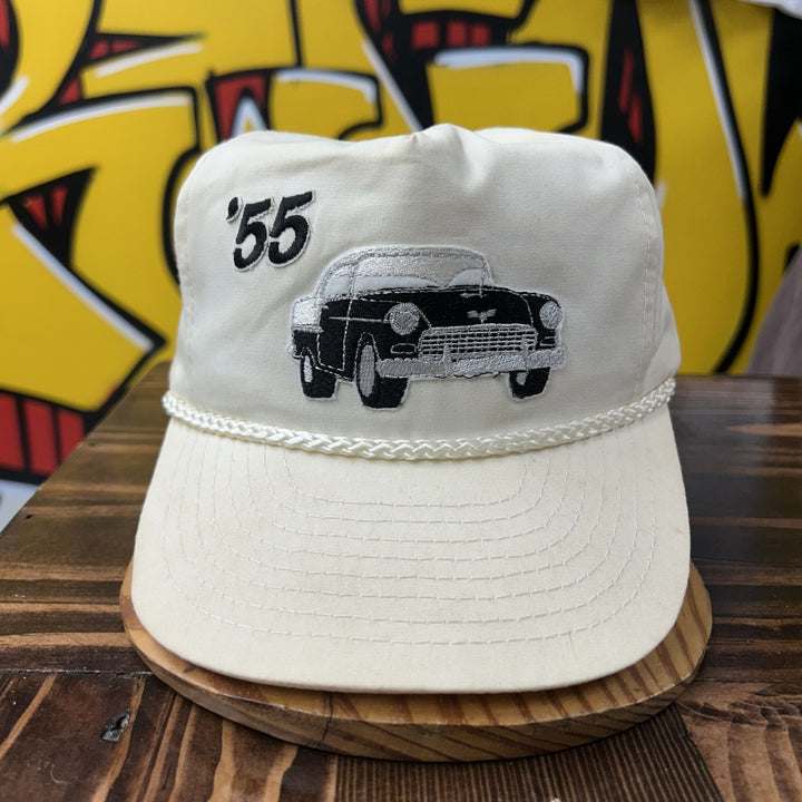 Vintage 55 Chevy Snapback Hat 80s