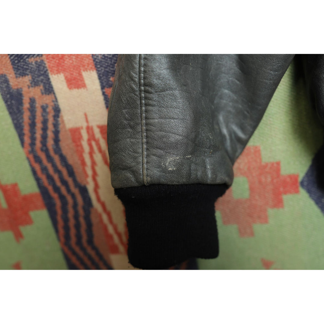 Harley Davidson Vintage Purple Leather Bomber Jacket Large 2000s  Chrome Y2K