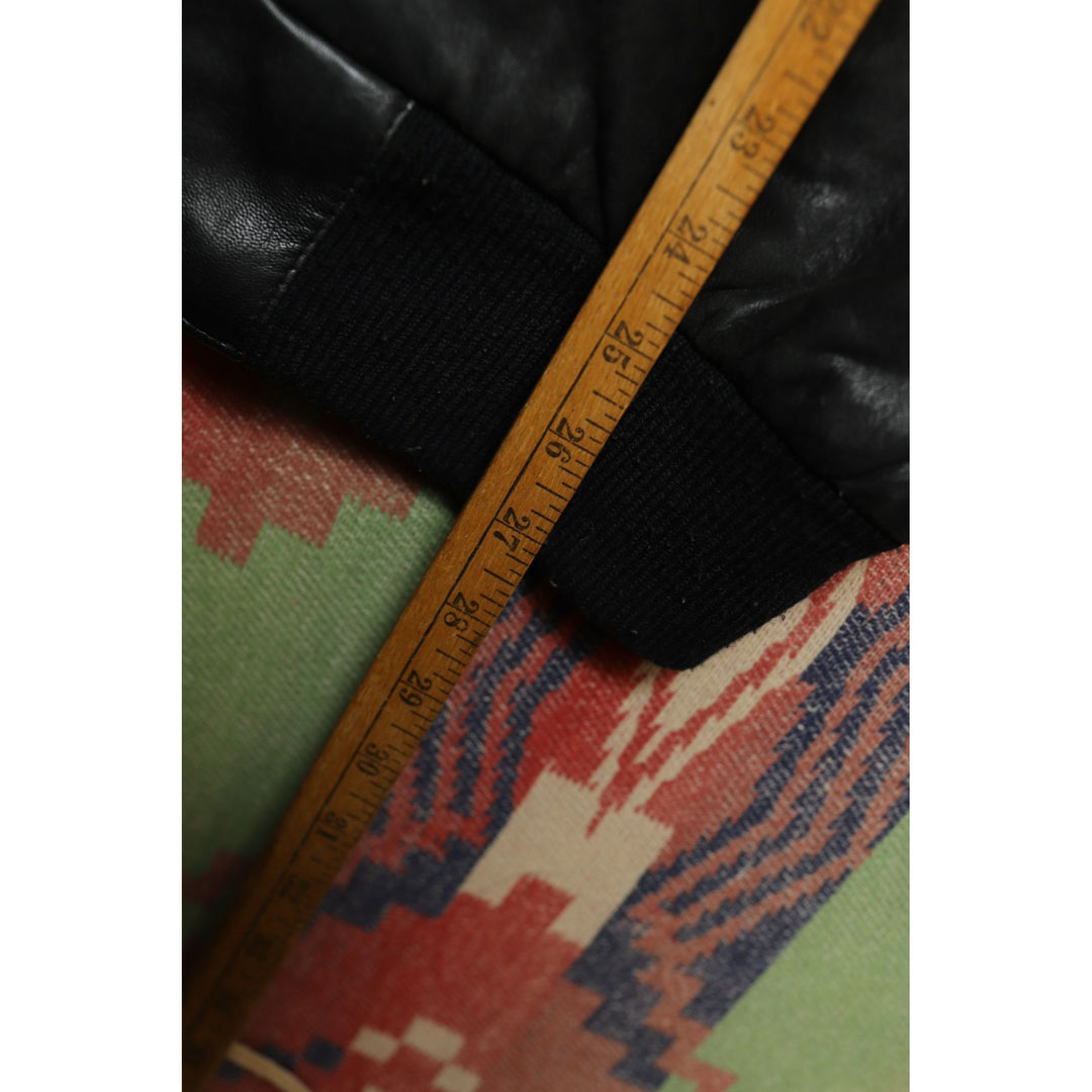 Harley Davidson Vintage Purple Leather Bomber Jacket Large 2000s  Chrome Y2K