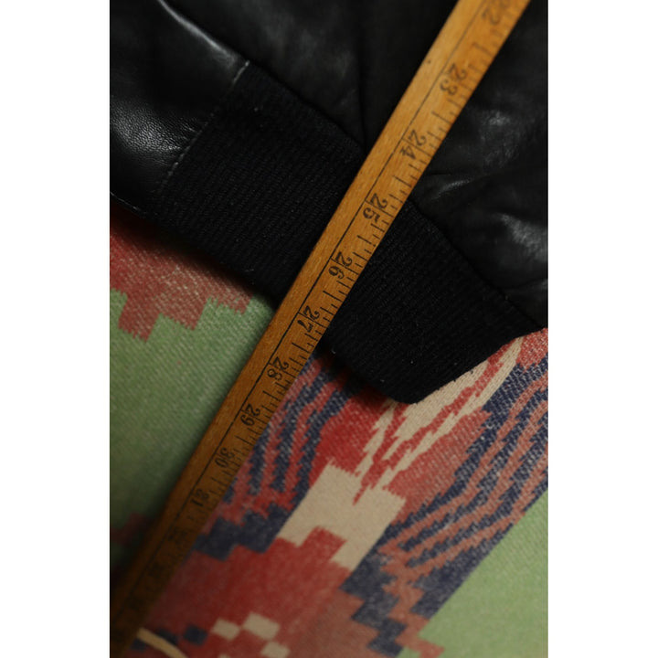 Harley Davidson Vintage Purple Leather Bomber Jacket Large 2000s  Chrome Y2K