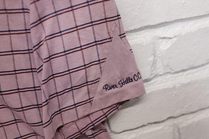 Mark Scot Vintage Purple Polo Shirt Medium 80s