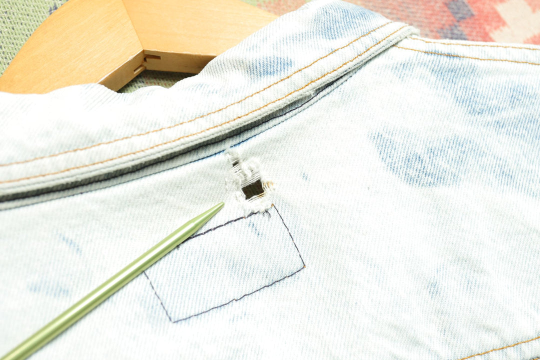 Levi's Vintage Bleached Denim Jacket Large 90s