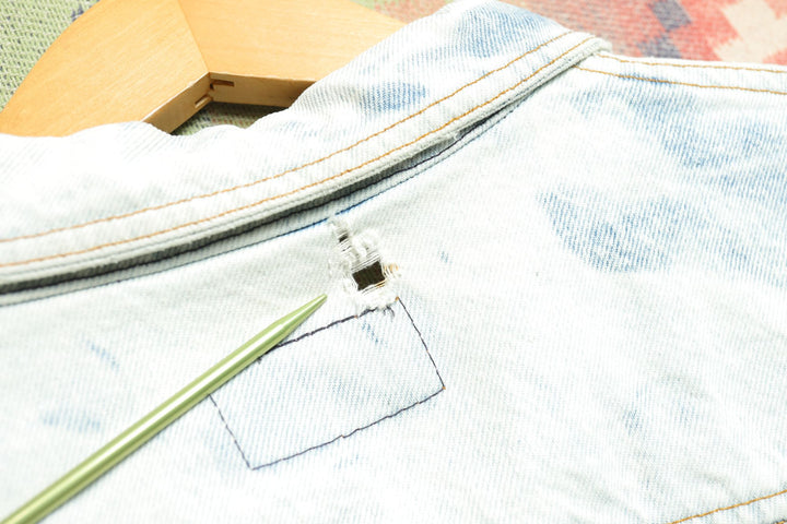 Levi's Vintage Bleached Denim Jacket Large 90s