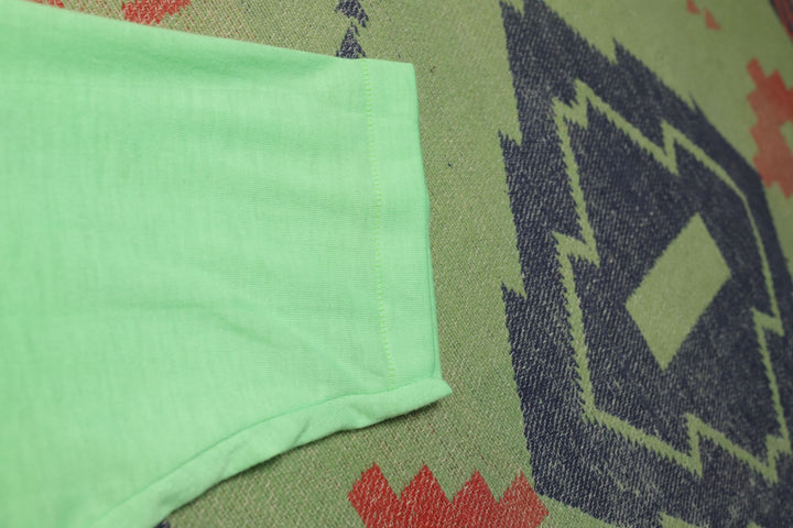 Spruce Vintage Blank Green T Shirt 80s Large
